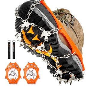 Crampons Ice Cleats Traction snow Grips, Size Large